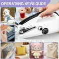 thumbnail image 6 of Behome Handheld Sewing Machine with Two Speeds, Mini Sewing Machine for Clothes, Fabrics, and Quick Home Repairs, 6 of 8