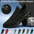 thumbnail image 1 of Lightweight Men's Sport Sneakers - EVA Cushioned Sole, Breathable Fabric Upper, Sleek Design for Spring/Summer, 1 of 5