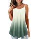 thumbnail image 1 of ICHUANYI Clearance Women's Fashion Printed Vest Sleeveless Blouse Rond-neck Suspenders Tops(Mint Green, XL) Ichaunyi WER2023080909221, 1 of 5