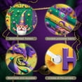 thumbnail image 4 of Colorful Design Mardi Gras Banner Masquerade Masks Carnival Display Festive Balloons Golden Stars Festive Backdrop for Carnival Party Festive Celebration Masquerade Event, 4 of 9