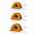 thumbnail image 3 of Portable Pet Tent Bed, Foldable Waterproof Cat Dog Tent House with Soft Cushion & Mesh Window, Indoor Outdoor Pet Cave Shelter,20.87×20.87×17.72in, 3 of 8
