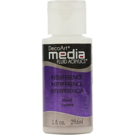 DecoArt Media Fluid Acrylic Paint, 1 oz., Violet (Series 3)