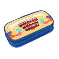 thumbnail image 3 of XMXY Happy Birthday Party Cake Large Capacity Pencil Case, Portable Pencil Bags with Compartments Zipper Blue, 3 of 7