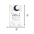 thumbnail image 3 of Twinkle Little Star Diaper Raffle Tickets (50 Pack) Boys Baby Shower Games - Invitation Insert Cards Blue - Paper Clever Party, 3 of 6