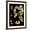 Brown Frame, variant on Art.com Black Background Floral Studies I Art Print by Vision Studio, Black Frame Wall Art, 32" x 40"