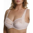thumbnail image 2 of Full Coverage Underwire Bra Comfort Minimizer Non-padded Wide Straps Support Panels Plus Size 34 36 38 40 42 / B C D E F G ( 36F/DDD, Nude), 2 of 3