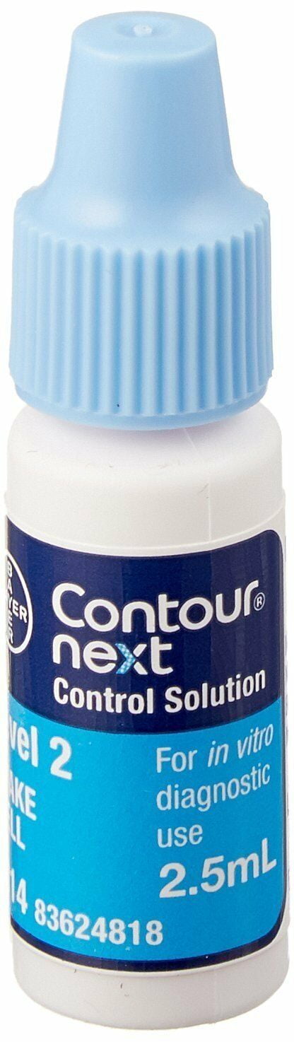 CONTOUR NEXT Control Solution for Glucose Test Meter, Level 1, 2.5mL Bottle