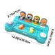 thumbnail image 3 of Juguete musical interactivo con figuras de animales | Colores brillantes | Desarrollo sensorial y habilidades motoras | Juego de Lógica Educativo | Plástico portátil duradero | 12 x 6.9 pulgadas | 1, 3 of 7