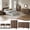Walnut, variant on Aufeile 4 Piece Boho Dresser Set for Bedroom, 6 Drawer Dresser, 5 Drawer Tall Dresser & 2 Nightstands with & USB Charging, Fluted Wood Bedroom Furniture Set, Natural