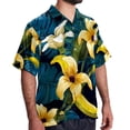 thumbnail image 2 of Banana Men's Short Sleeve Shirts, Casual Hawaiian Print Button Down Summer Beach Top Unisex, 2 of 6