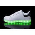 thumbnail image 6 of Hoverkick Mens Shooting Stars LED Sneaker (White / Black), 6 of 6