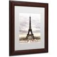 thumbnail image 2 of Trademark Fine Art "The Eiffel Tower" Canvas Art by Philippe Hugonnard, White Matte, Wood Frame, 2 of 4