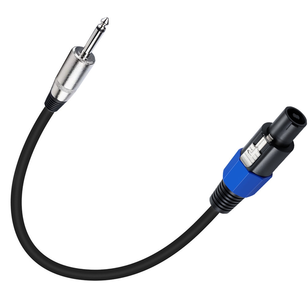 Speakon Cable Heavy Duty 2 Pack Pro Speakon To Speakon Male Speaker Wire Lock Cable Pair 13awg Patch Professional Audio Cable Cord With Nl4 Nl4fc Port Connector For Para Bocinas De Dj