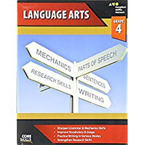 Pre-Owned Steck-Vaughn Core Skills Language Arts: Workbook Grade 4 Paperback