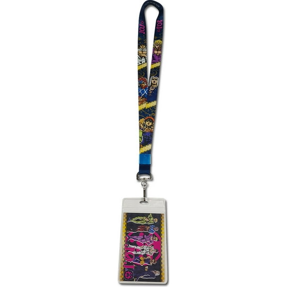 Jojo S4 - Group Character Rhombus Pattern Lanyard