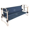 thumbnail image 3 of Disc-O-Bed Large Cam-O-Bunk Bunked Double Camping Cot w/ Organizers, Navy Blue, 3 of 6