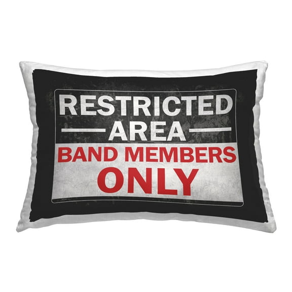 Stupell Industries Vintage Band Members Decorative Printed Throw Pillow Design by Masey St. Studio
