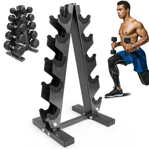 XPRT Fitness Dumbbell Rack Weights Storage Stand