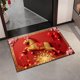 thumbnail image 4 of Alfombra de Piso de Baño Alfombra Absorbente 60x40cm / 23.6x15.7In Multicolor de Rebaño para Navidad Alfombra de Baño, 4 of 6