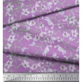 thumbnail image 2 of Soimoi Poly Georgette Fabric Leaves & Wild Flower Floral Print Fabric by Yard 42 Inch Wide, 2 of 3