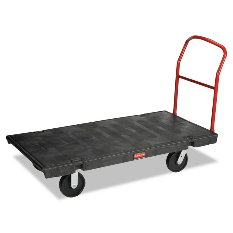 Platform Truck, 2,000 lb Capacity, 24 x 48 x 7, Black Platform Truck, 2,000 lb Capacity, 24 x 48 x 7, Black