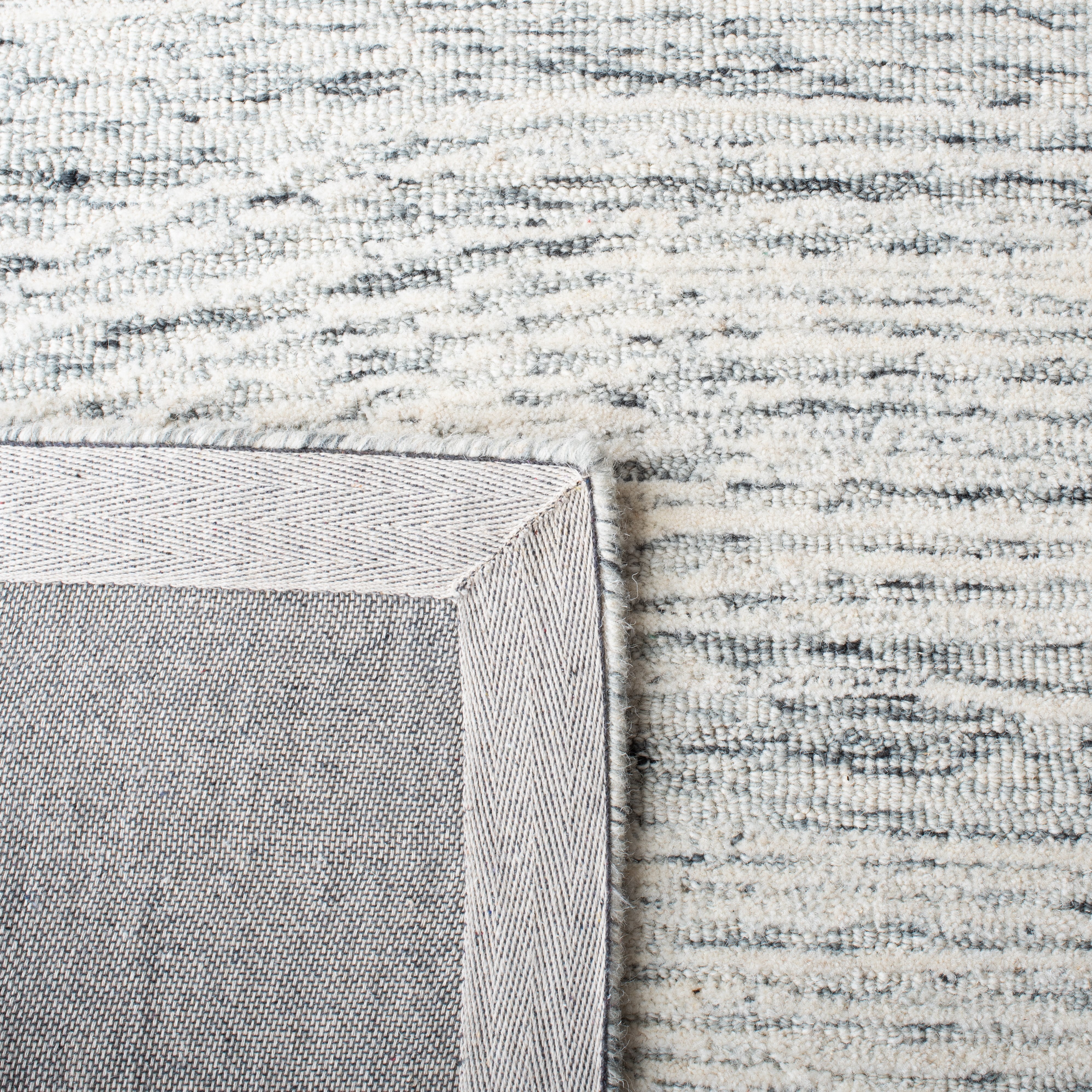 SAFAVIEH Metro Bridget Abstract Area Rug, Dark Grey/Ivory, 9' x 12'