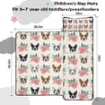thumbnail image 5 of Boston Terrier Dog and Flower Florals Toddler Nap Mats for Kids Preschool,Sleeping Mat Bag or Kids,Toddler Sleeping Bag,Toddler Nap Mat or Daycare, 5 of 6
