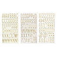 thumbnail image 1 of Gold Glittering Large Letter Sticker 3D Metallic Letter Number Sticker for Scrapbooking Journal Notebook Photo Album, 1 of 4