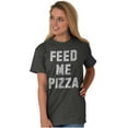 thumbnail image 4 of Feed Me Pizza Men's Graphic T Shirt Tees Brisco Brands X, 4 of 6