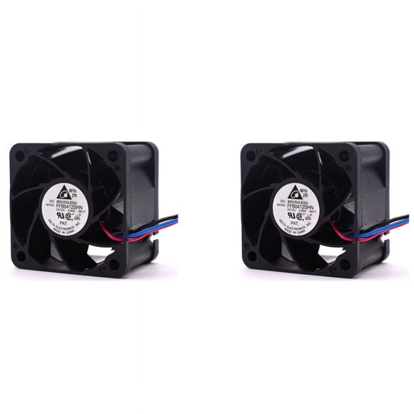 2 Pieza FFB0412SHN 4028 4cm 12V 0.60A Ventilador de Flujo de Aire Microviolento 40X40X28MM Ventilador Enfriador para ANTMINER AWP8 PSU Ventilador de Refrigeración