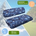 thumbnail image 5 of HUIACONG Star Golf Cart Seat Covers 2 Piece Universal Fit for Club Car EZGO RXV TXT, Non-Slip Easy Install Golf Cart Seat Covers Anti-Slip, 5 of 7