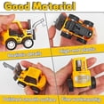 thumbnail image 3 of Juguetes retráctiles OJYUDD Mini para vehículos de construcción, 24 piezas, 3 of 7