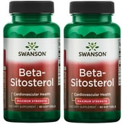 Swanson Beta-Sitosterol - Maximum Strength 160 mg 60 Sgels 2 Pack