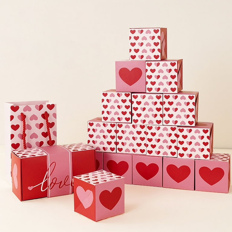 JeashCHAT Valentine's Day Surprise Box Gift Box Set, Folding