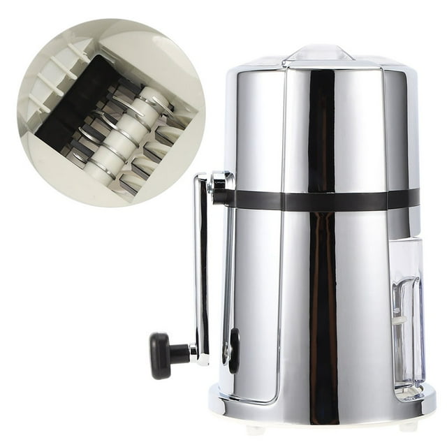 Shaved Ice Crusher, Ice Crusher, With Stainless Steel Blade For Home Kitchen