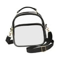 thumbnail image 6 of fenteer Clear Crossbody Bag, Crossbody Bag, Tote Bag, Detachable Strap, Stadium Approved Black, 6 of 8