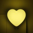 thumbnail image 3 of Cute Heart-Shaped Lamp Cute Night Lights with Dusk to Dawn Sensor Yellow 1pack LED Night Light for Gifts Gaming Room, 3 of 6