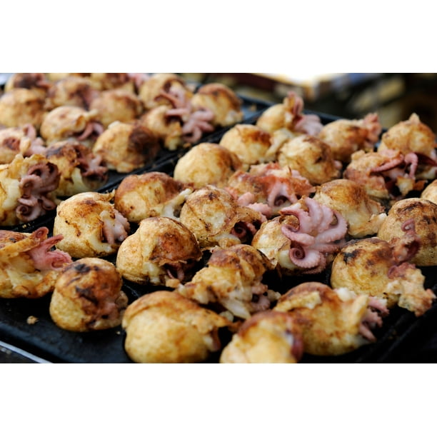 Misawa Air Base Japantakoyaki Made By A Local Vendor Was Displayed Along The Street During The Poster Print X 30 Walmart Com Walmart Com