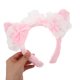 thumbnail image 5 of Moluckfu De Orejas De Con Moño Rosado En Material Plush Para Disfraces, 5 of 7