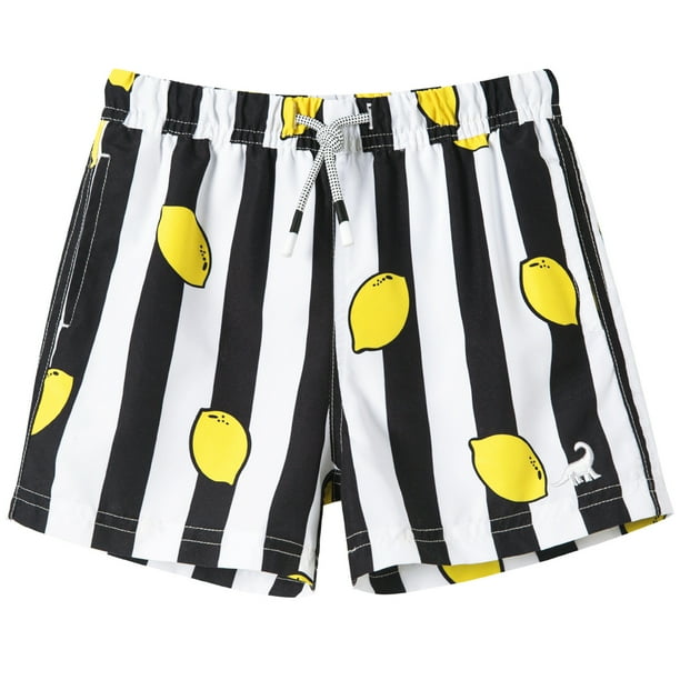 SURF CUZ Toddler Boys Swim Trunks Baby Swimwear Mesh Lined Little Boys