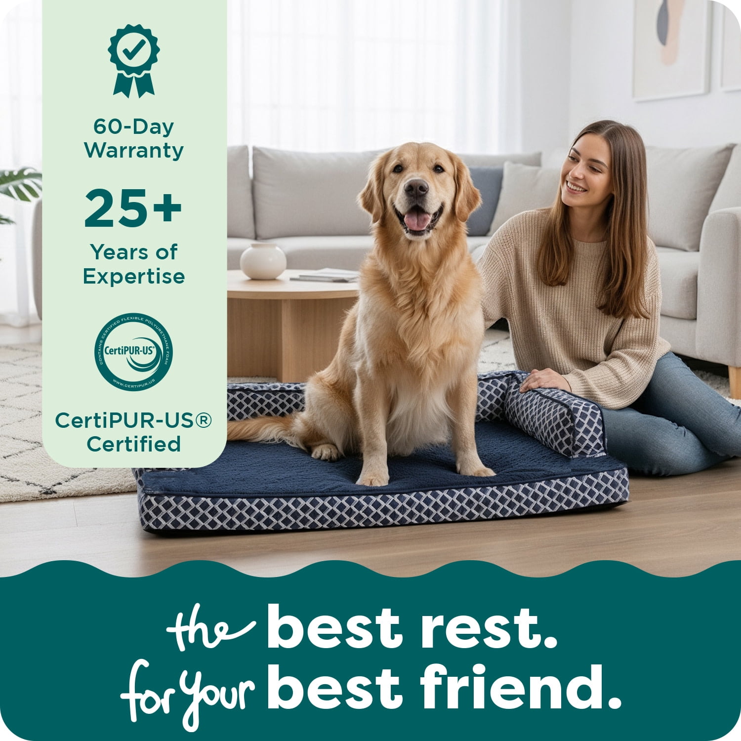 FurHaven Comfy Couch, Large, Gray