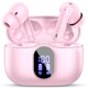 thumbnail image 1 of Auriculares inalámbricos Btootos Bluetooth 5.4 IP7 Rosa, 1 of 8