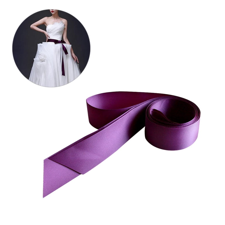 unbranded 1Pack Elegant Belts for Women Purple Bridal Dress  display picture 3