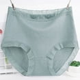 thumbnail image 2 of Kaemgyyd Womens Plus Size High Waisted Lace Underwear Stretch Breathable Panties Underpants Cotton Briefs, 2 of 6