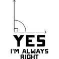 thumbnail image 2 of CafePress - Yes I'm Always Right - 11 oz Ceramic Mug - Novelty Coffee Tea Cup, 2 of 4