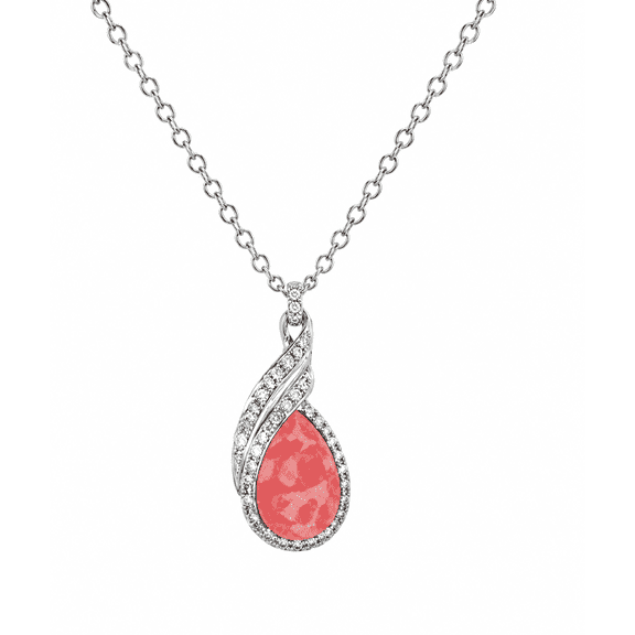 REGVO - Yellow Stone Gold Pendant – Elegant Stone Studded Necklace for Women, Stylish Lightweight Jewelry Gift