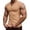 Khaki-D, variant on Tank Top Men Sleeveless Tee Shirts Workout Shirts for Men Soft Casual Muscle Shirt Base Layer Shirt Regular and Big & Tall Fitness Clothing