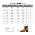 thumbnail image 7 of Pennysue Women Chelsea Boots Light Brown Female Chunky Heel Ankle Booties 9M, 7 of 7