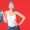 thumbnail image 4 of unbranded De Red Para Peluca Marrón Con Seguro Y En Momento, 4 of 8