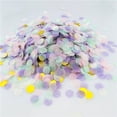 thumbnail image 3 of Trozos de papel redondos de 1 cm para decoración de mesas de bodas, globos, bolas de ondas, relleno de confeti, 50 g, 3 of 6